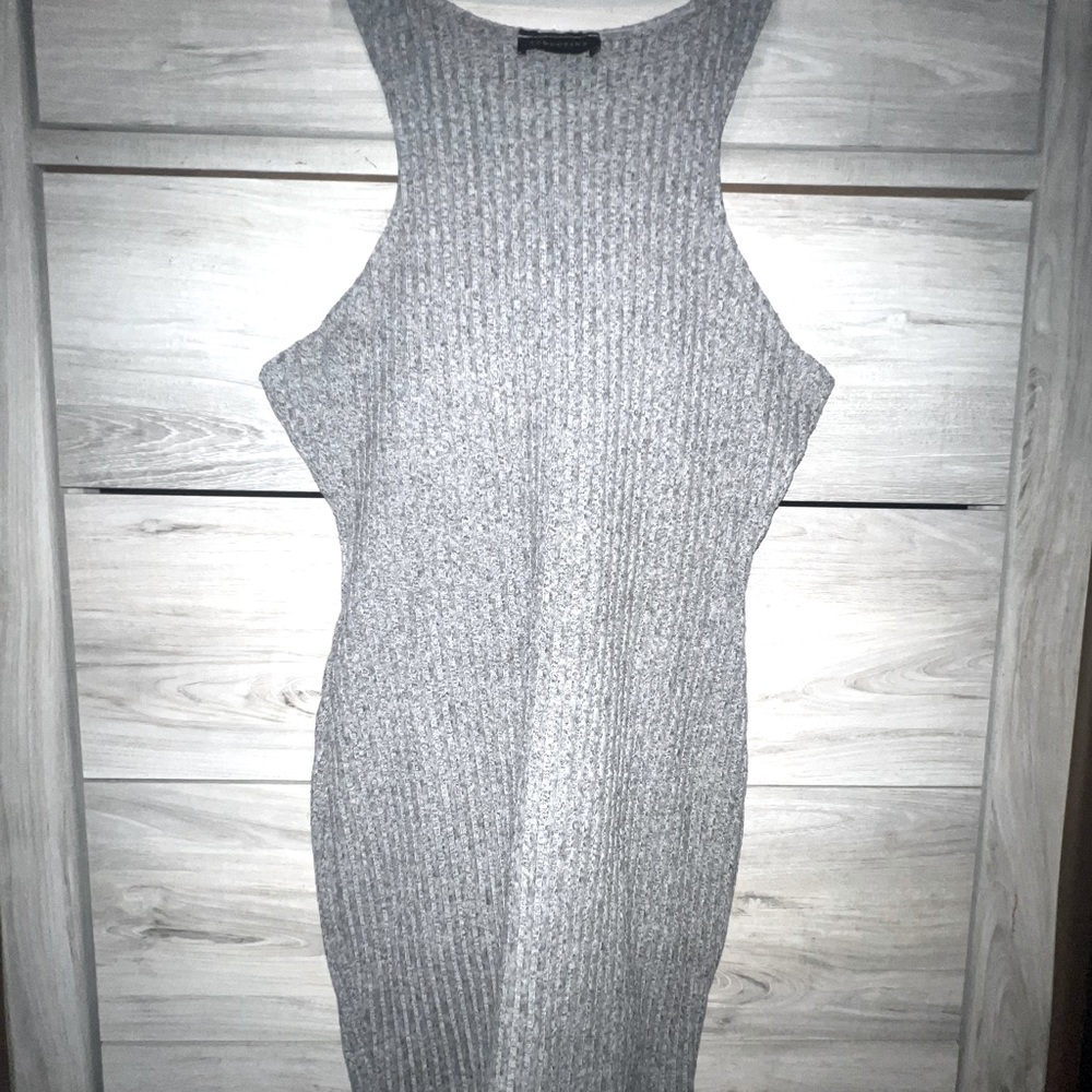 Grey mini dress